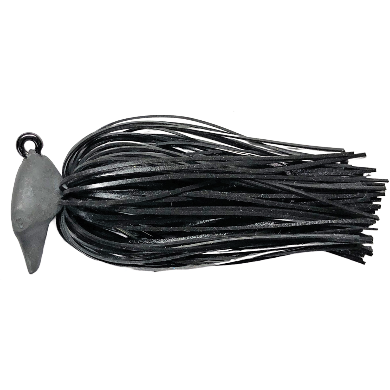 Zappu PD Chopper Dead Slow fishing lure featuring a weighted head and black silicone skirt designed for musky fishing and fishing tackle enthusiasts.