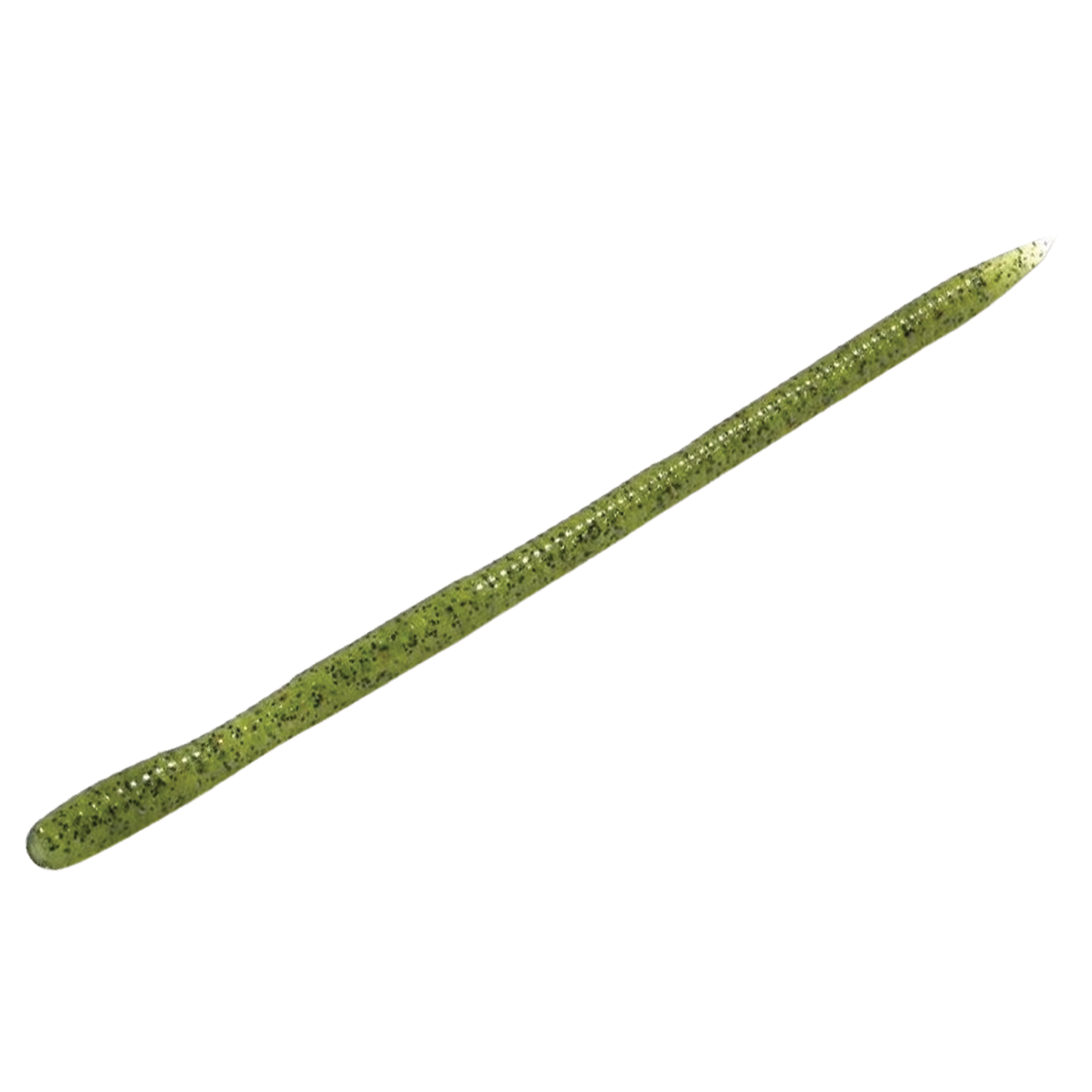 Bait Breath U30 Vein (All Sizes) fishing lure in green with black speckles designed for freshwater fishing tackle and bait applications.