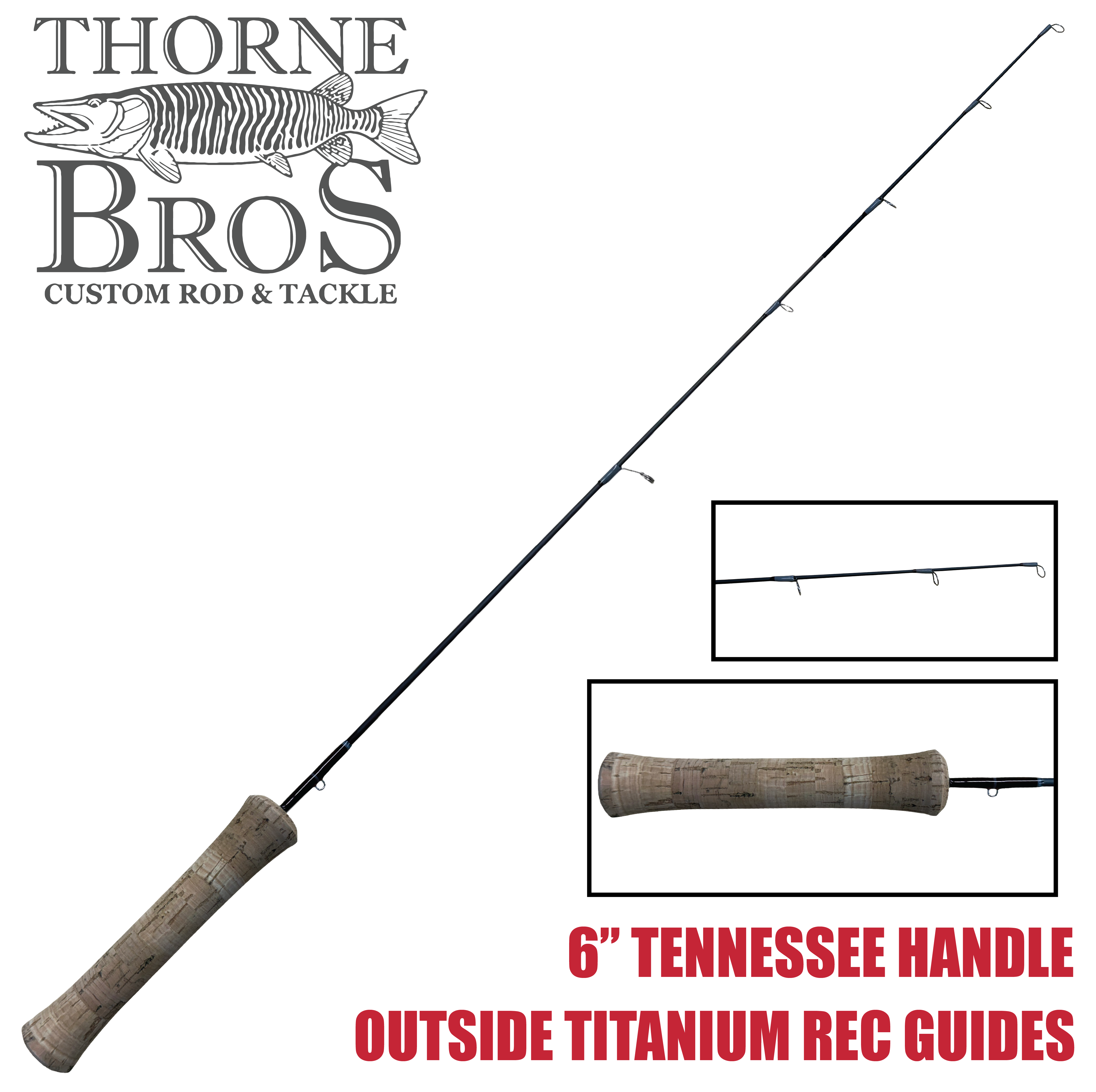 Thorne Bros Custom Ice Rod -  Panfish Sweet Heart Options