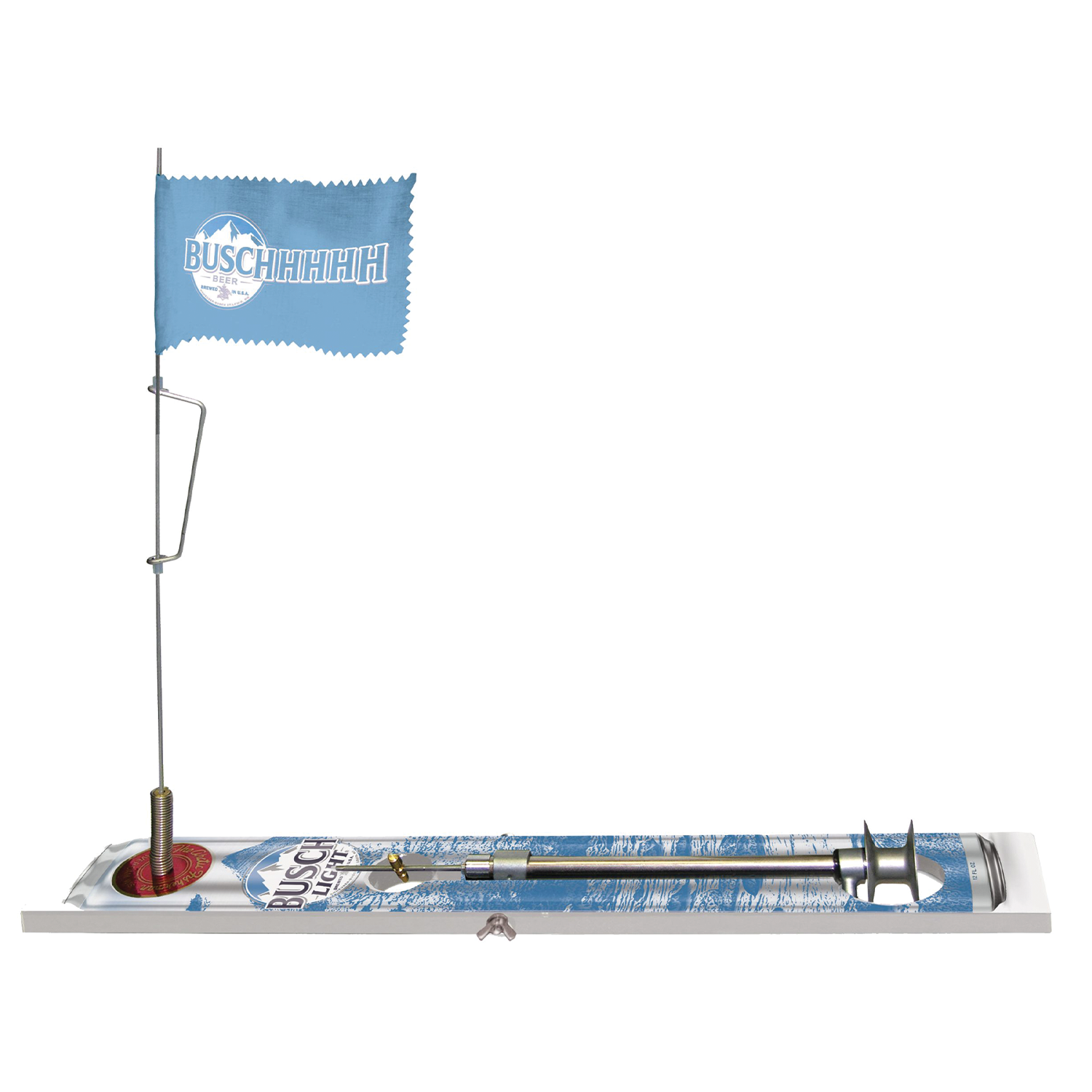 Beaver Dam Busch Light "THE BRUISER" Full Can Tip-Up