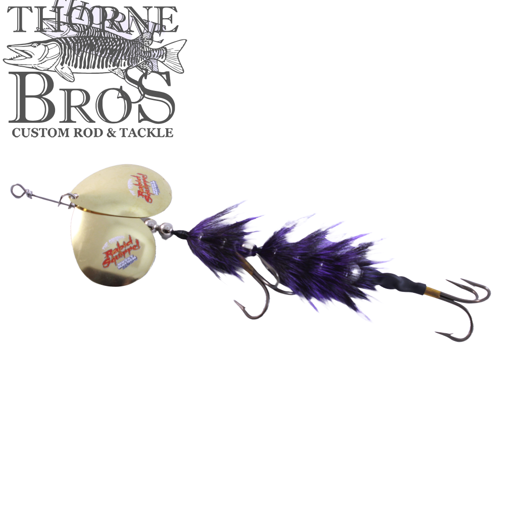 Musky Mayhem Rabid Squirrel 8" - Double Blades