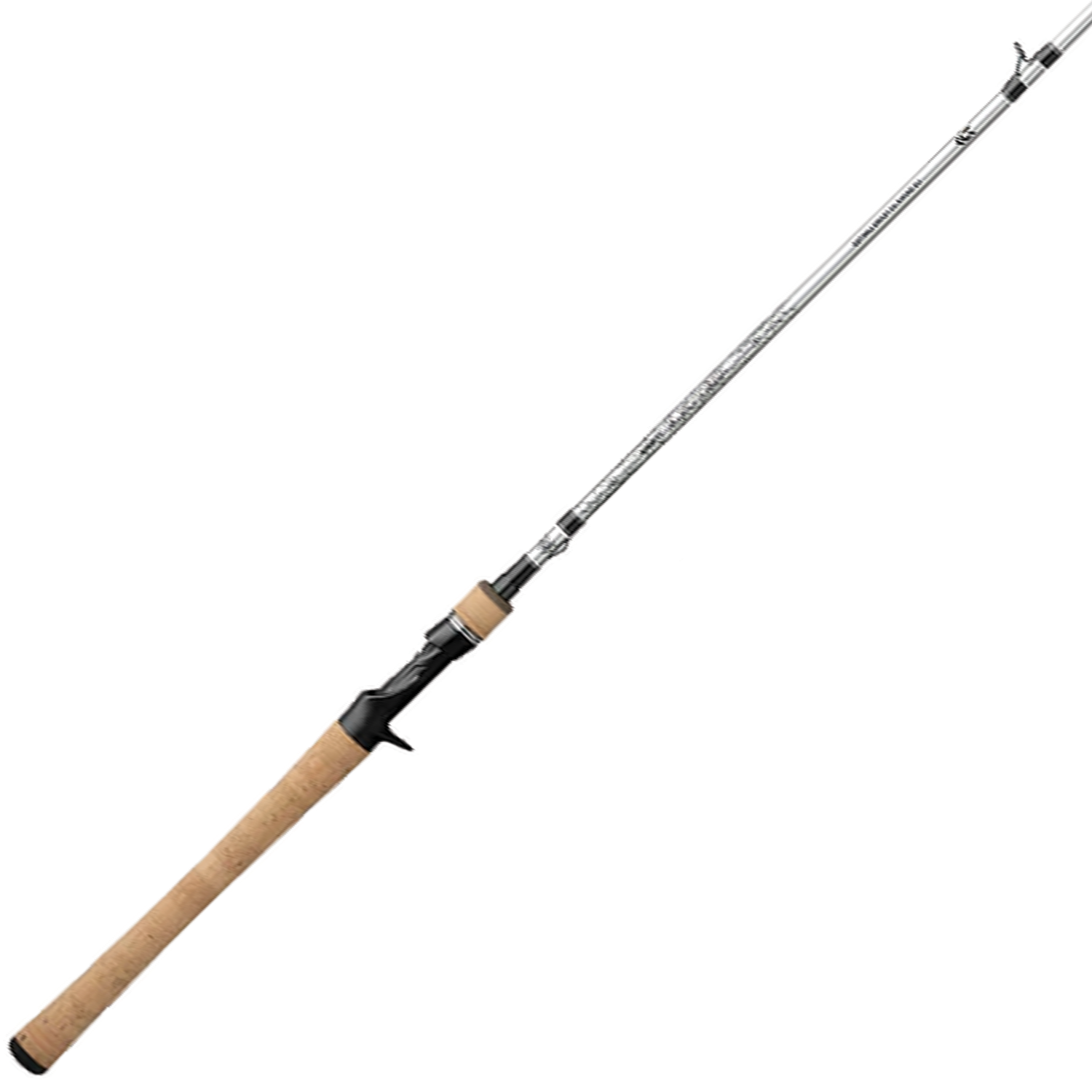 Daiwa Tatula US - Casting (60th Anniversary Limited Edition) fishing rod with a sleek silver blank and ergonomic cork handle designed for precision casting and durability in fishing tackle.