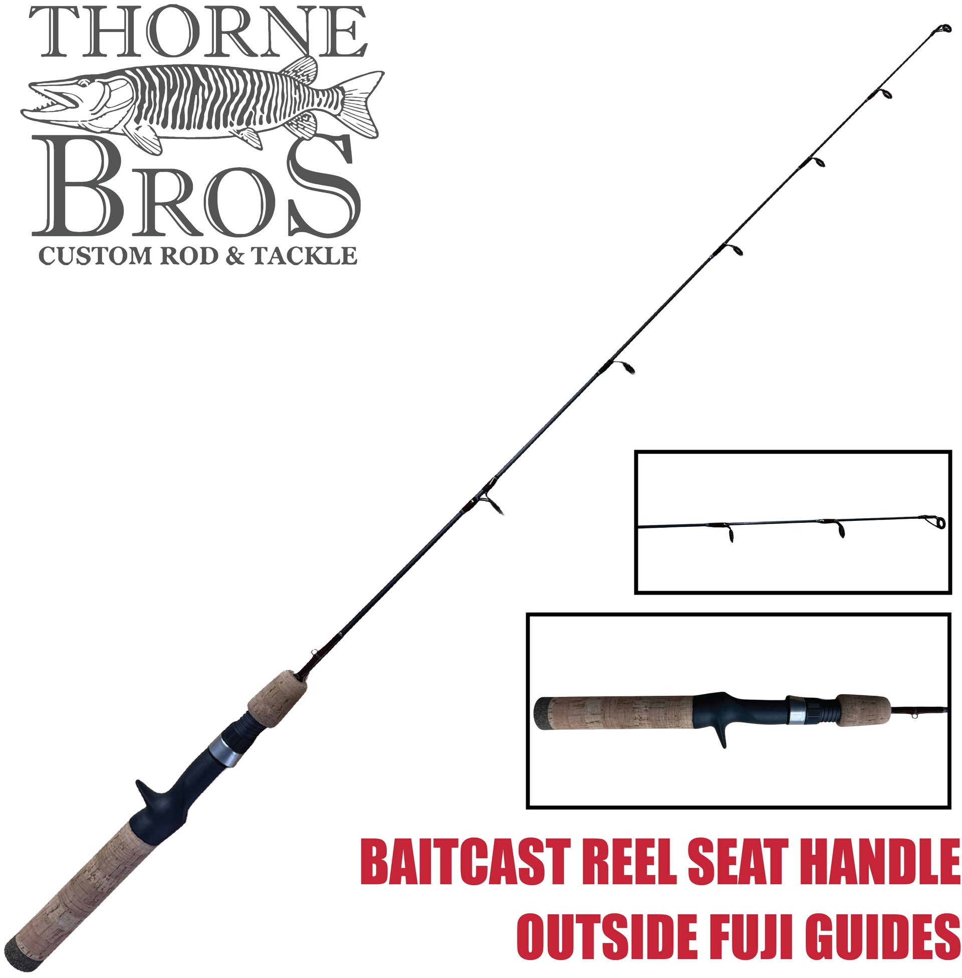 【2本おまとめ】Nature Boys IRON BOW-613 & 622 Thorne Brothers Custom Ice Rod - Professional Glass