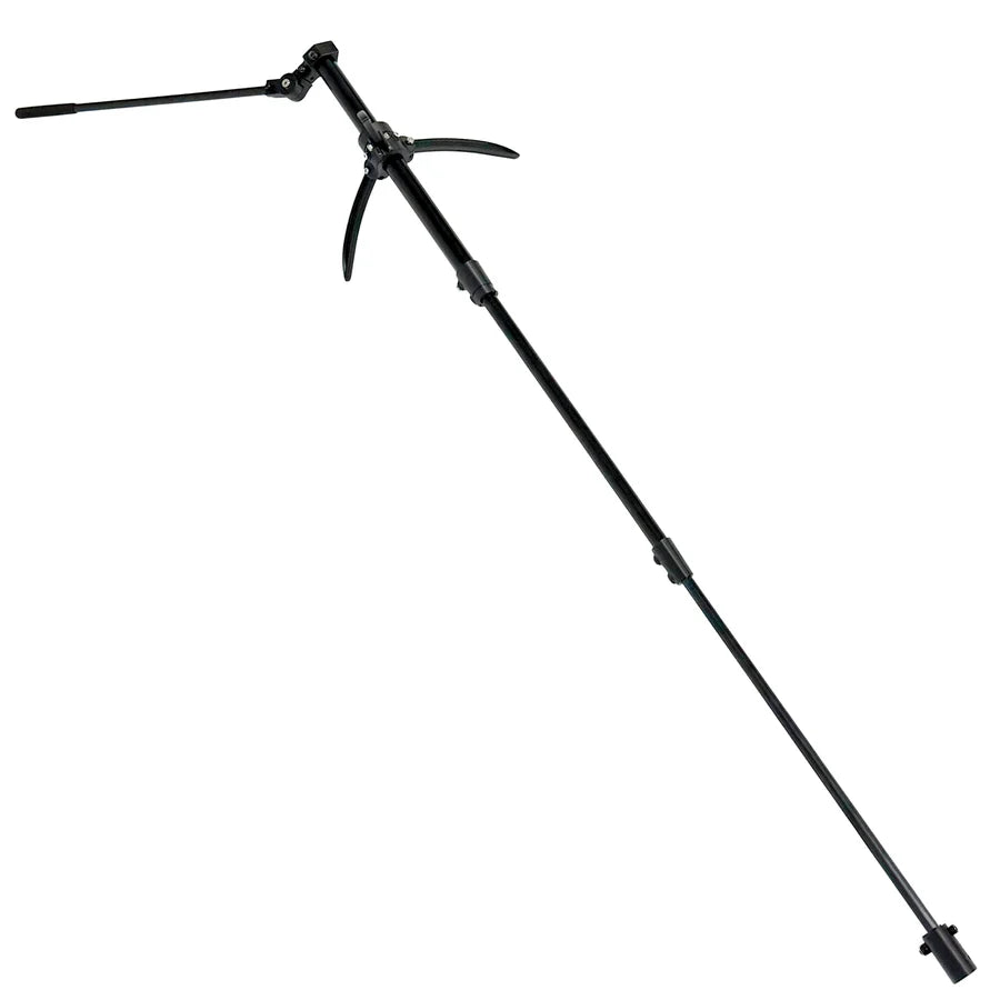 Brew City Shuttle & Ice Pole Bundle - SKU: BC-SPB black ice fishing pole and shuttle setup for ice fishing tackle