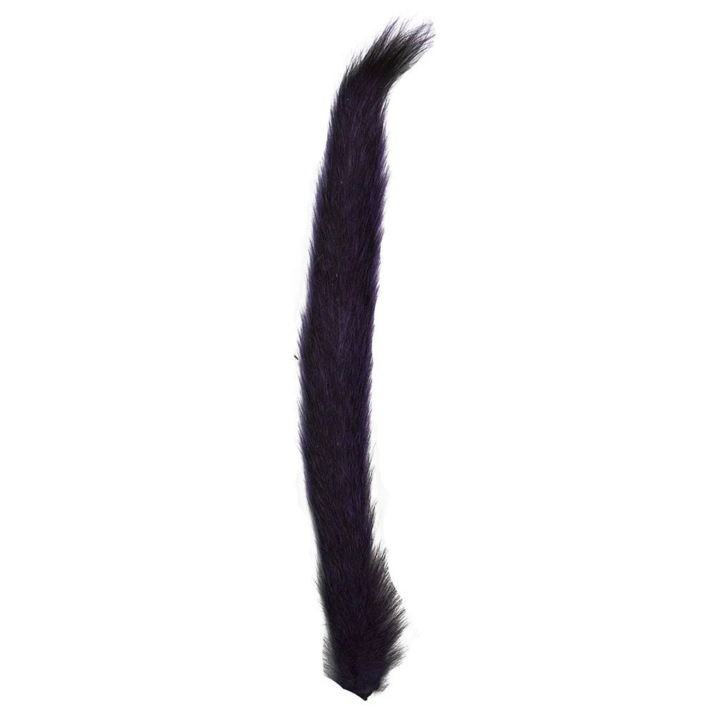 Marabou Brothers Squirrel Tail dark natural fur tail for crafting musky fishing lures and custom fly fishing tackle
