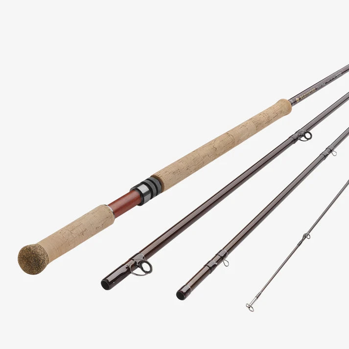 Redington Classic Spey Fly Rod with cork handle and separated rod sections shown on a light background