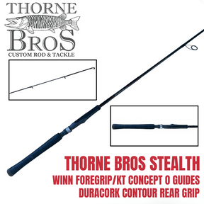 Thorne Bros Stealth Bass/Walleye Rods - Spinning