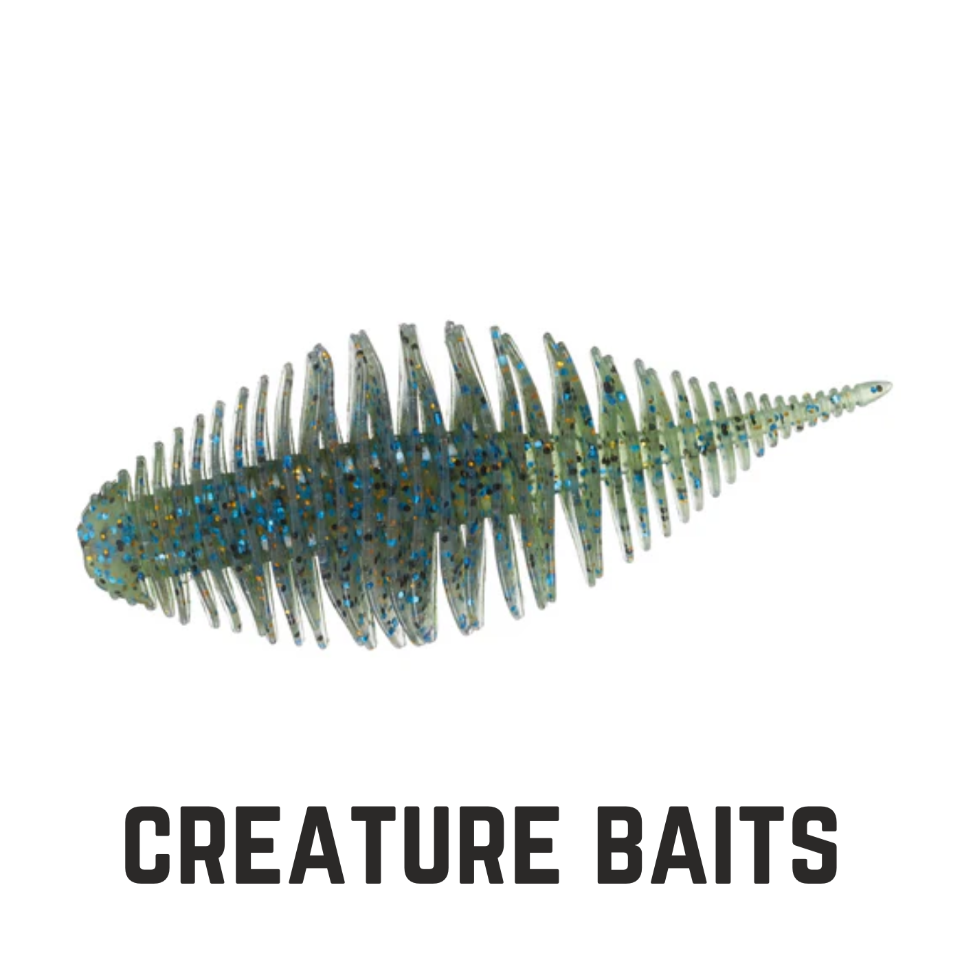 geecrack green bellows gill with text overlay creature baits