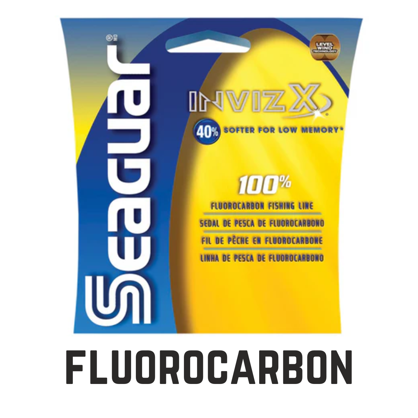 Seaguar invizX with text overlay Fluorocarbon