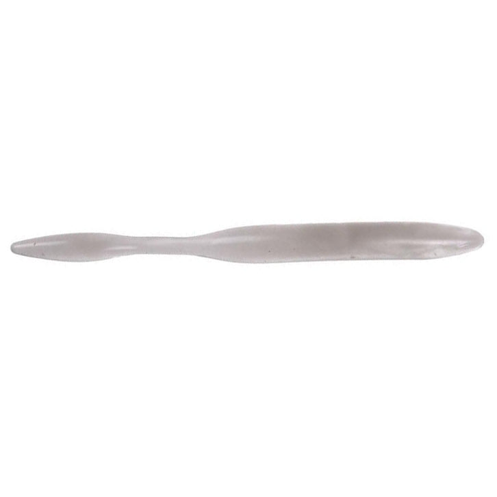 Strike King KVD Perfect Plastics Dream Shot soft fishing lure in translucent ghost shad color designed for use with fishing tackle to attract game fish.