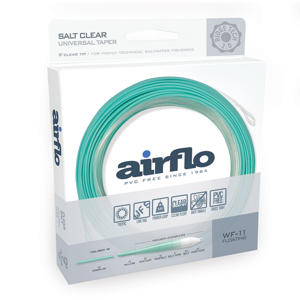 Airflo Universal Taper Clear Salt Fly Line
