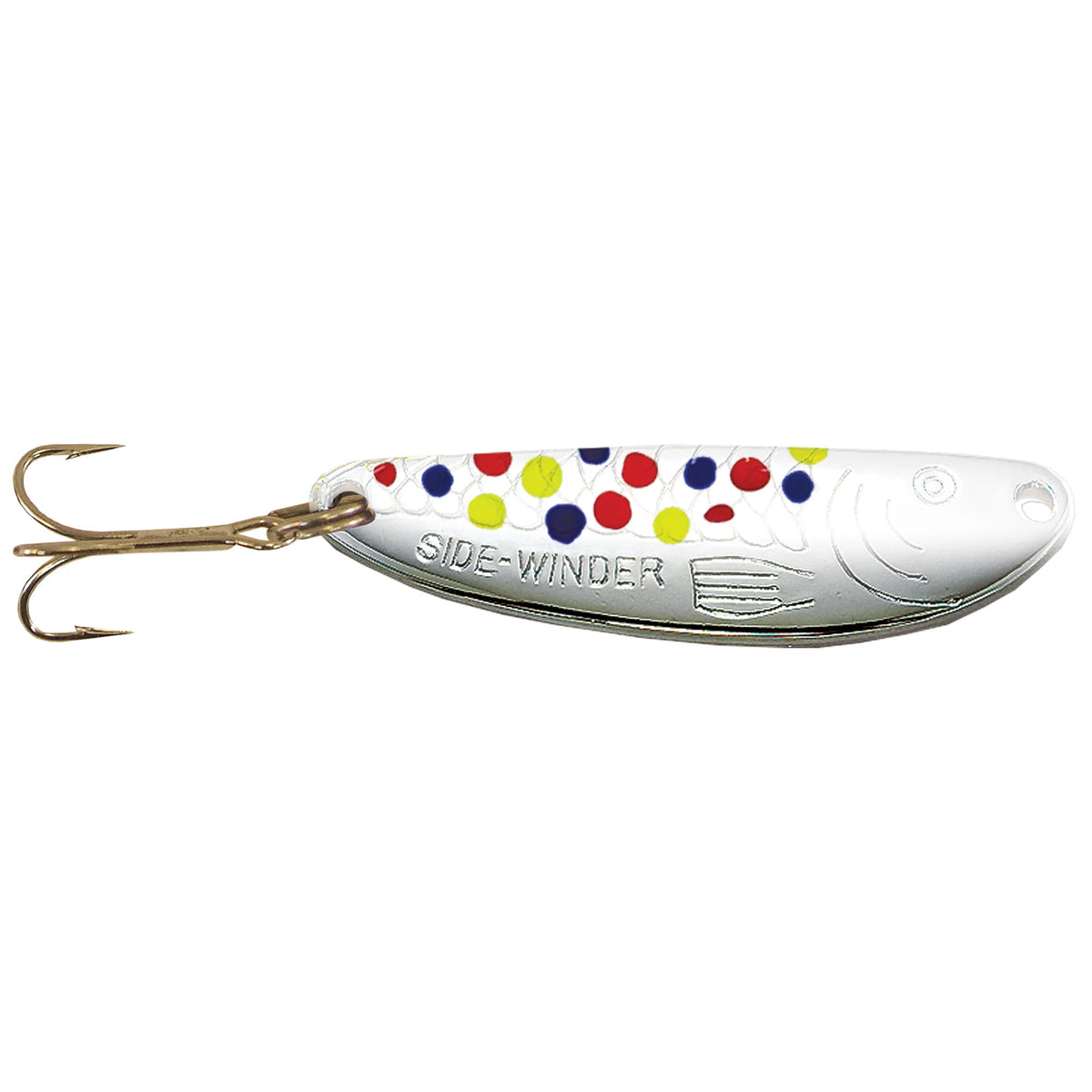 best fishing spoon lures Acme Ice Winder Flutter Spoon, 1/8 Oz, Glow Wonderbread