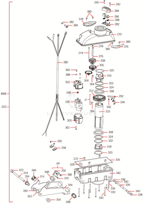 Minn Kota COLLAR-DRIVE,BOTTOM P/N: 2321510