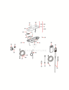 Minn Kota DEPTH COLLAR KIT, ULTREX P/N: 2771501