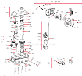 Minn Kota GEAR-OUTPUT P/N: 2322200