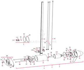 Minn Kota BRUSH ASSEMBLY 3.625 | 3.625 | 55LB THRUST P/N: 188-036