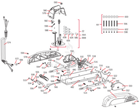 Minn Kota PLATE-SKID, RIGHT | 4.5 l 112LB THRUST P/N: 2321922