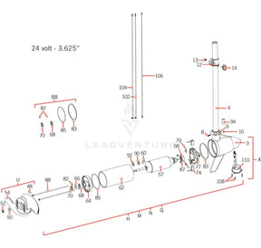 Minn Kota BEARING - FLANGE | 3.625 P/N: 144-049