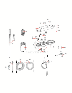 Minn Kota SCREW-#10-24 X 2" PPH ZINC  P/N:2383407