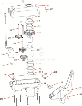 Minn Kota LEVER,GRIP GLIDE II  P/N: 2307201