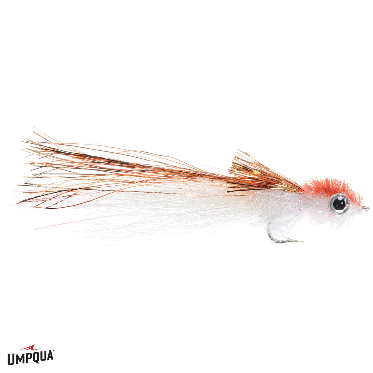 Murdich Minnow #1/0 fishing lure featuring a detailed white and copper body with a realistic eye and hook, designed for effective freshwater fishing tackle use.