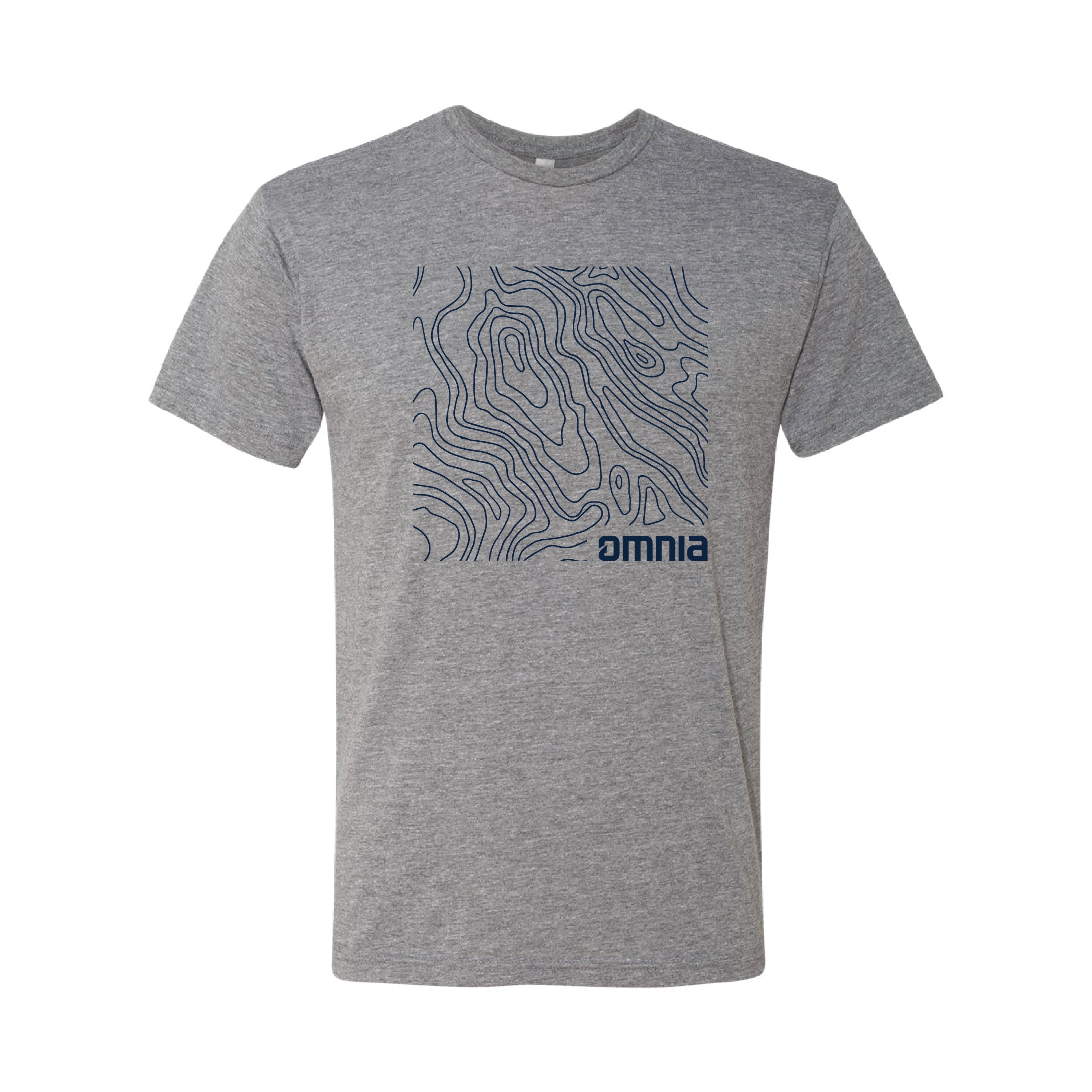 Omnia Fishing Contour Map T-Shirt