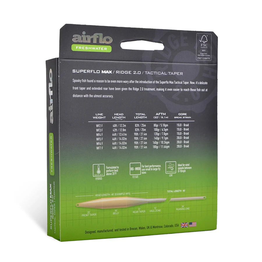 Airflo Superflo Max Ridge 2.0 Tactical Taper