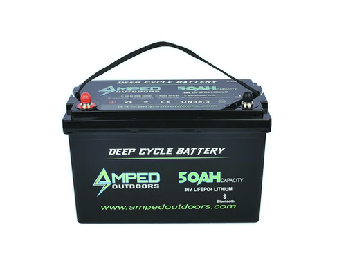Amped Outdoors (LiFePO4) 36V Lithium Batteries - Battery w/Charger