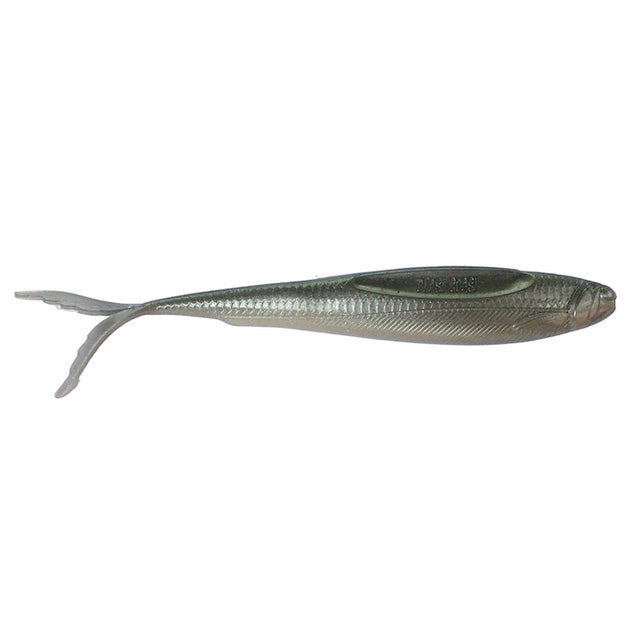 Beast Coast Seduce FFS Minnow fishing lure in natural smelt colors featuring a streamlined, soft plastic body and forked tail designed for realistic movement in water.