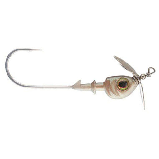 fish head spin lure Greenfish Tackle Shin Spin Jighead, 3/8 oz / Tennessee Shad