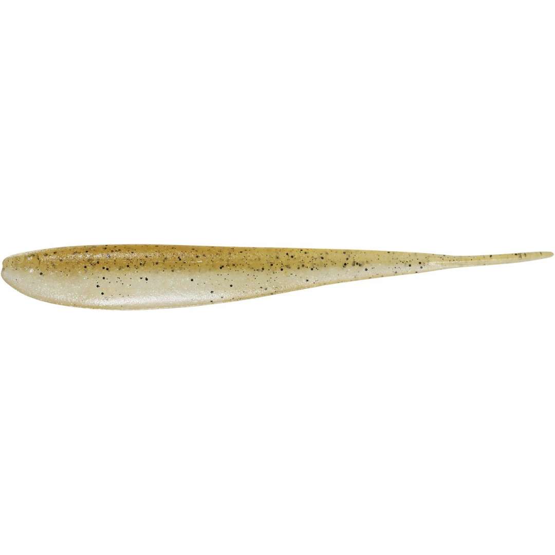 Duo Realis Versa Fish 4" soft plastic fishing lure with a speckled beige body and long tapered tail for fishing tackle setups