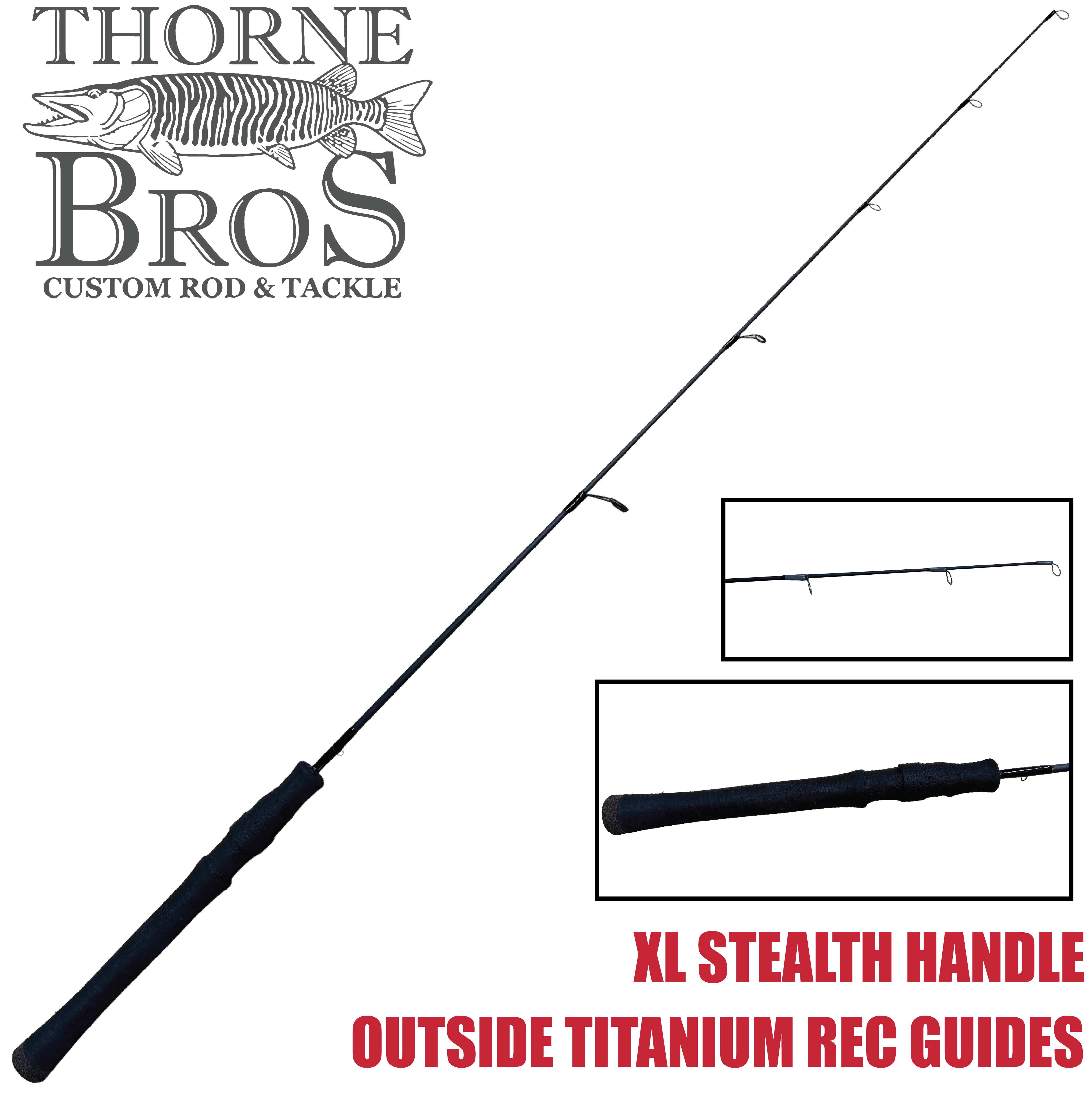 Thorne Bros Custom Ice Rod -  Professional Graphite Options