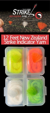 New Zealand Strike Indicator Wool Yarn Dispenser 4pk