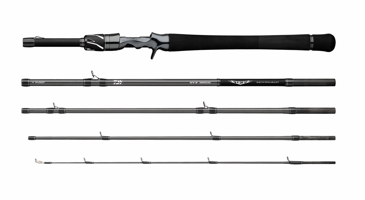 daiwa 7 ft spinning fishing rod for 40 pound test Daiwa SZTR735MHFB Steez Travel Casting Rod