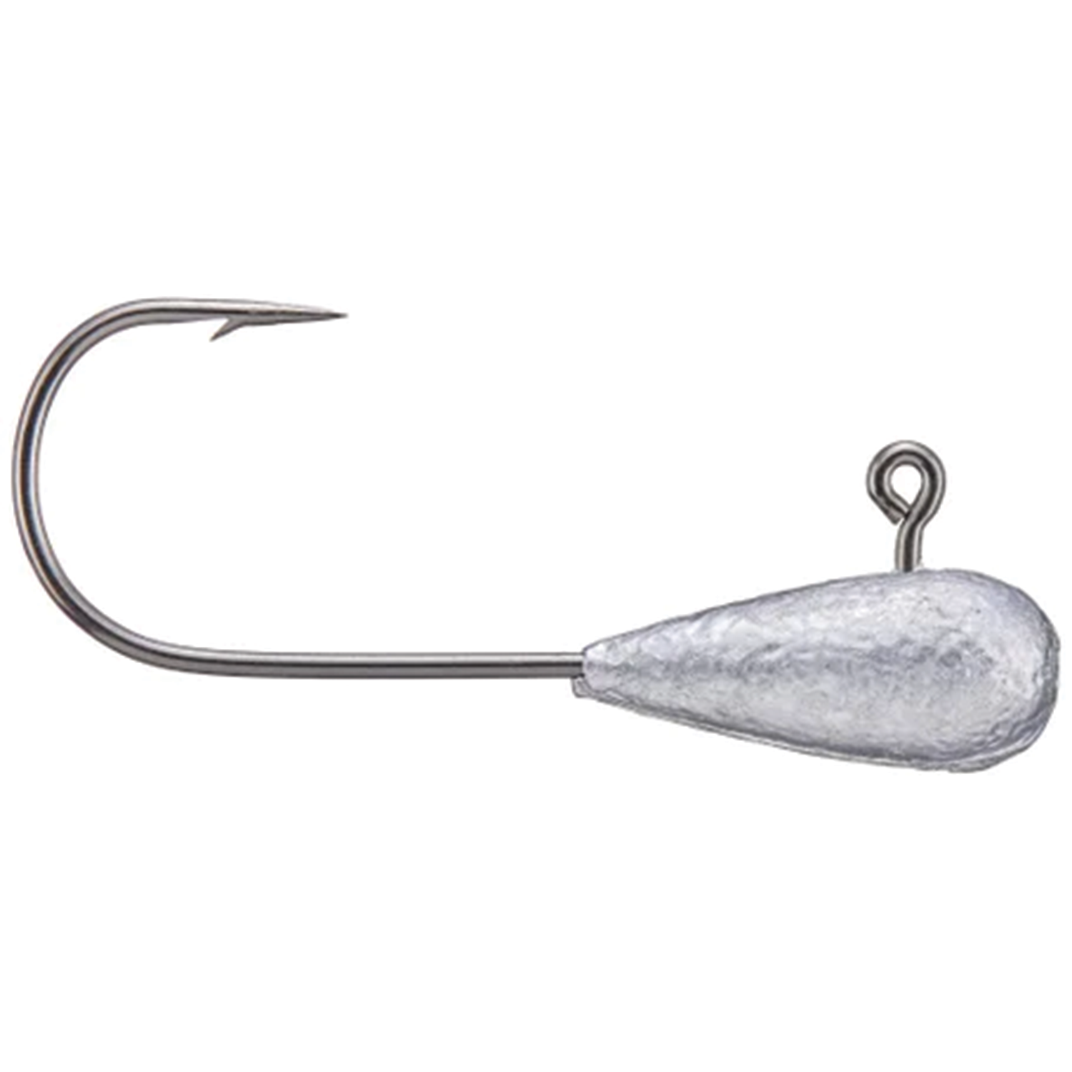 Cast Again Tackle Finesse Tube Jig Head with a curved fishing hook and weighted lead head for finesse fishing tackle