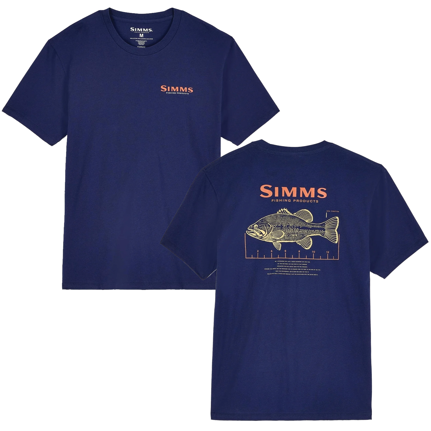 Simms Bass Ruler T-Shirt - Men's