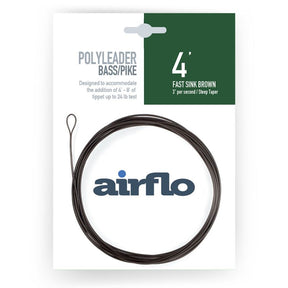 Airflo Polyleaders Bass/Pike 4ft.