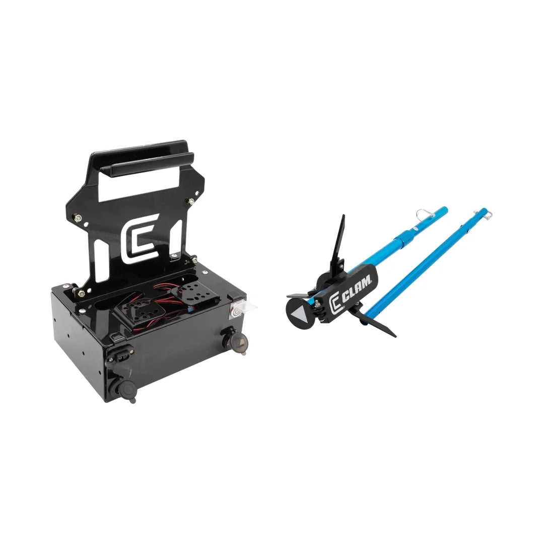 Clam Ice Shuttle/Pole Bundle