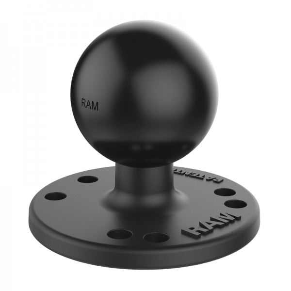 RAM Mounts Large Round Plate with Ball - D Size RAM-D-202U