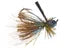Beast Coast Hustler Hybrid Finesse Jig fishing lure with detailed multi-tone skirt and weighted head designed for finesse fishing techniques.