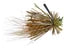 Beast Coast Hustler Hybrid Finesse Jig fishing lure designed with a detailed, lifelike profile in natural colors for attracting fish, ideal for finesse fishing techniques.