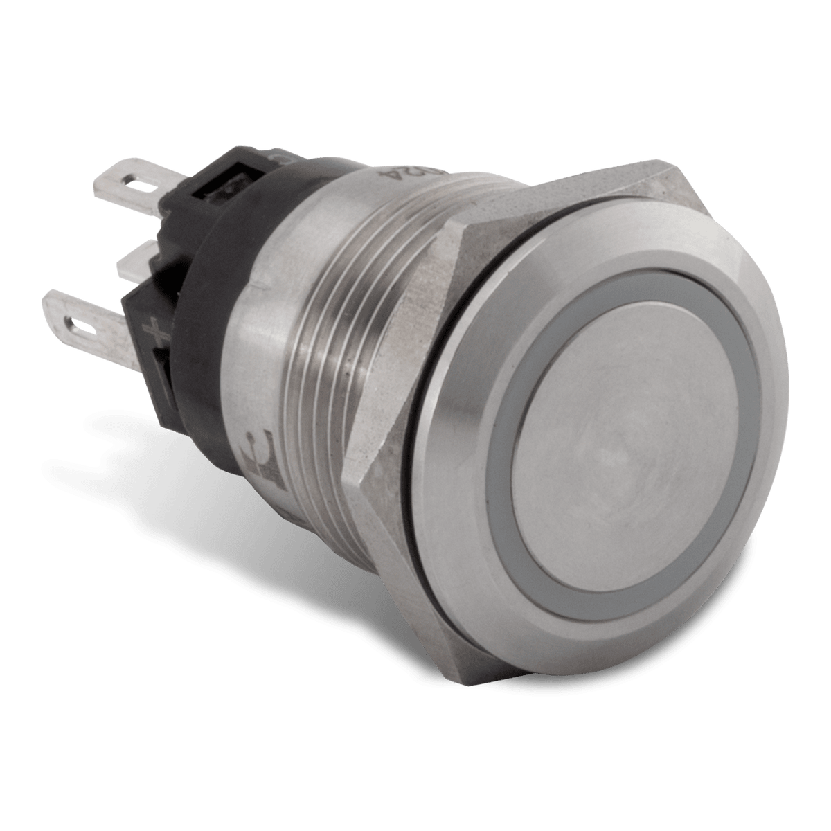 Sierra Push Button Switch, Green Halo AV10030G