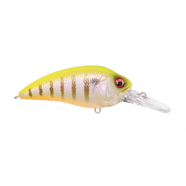 Megabass Super-Z Z2 fishing lure in yellow and light orange with realistic fish scale texture and red eye, designed for effective fishing tackle use.