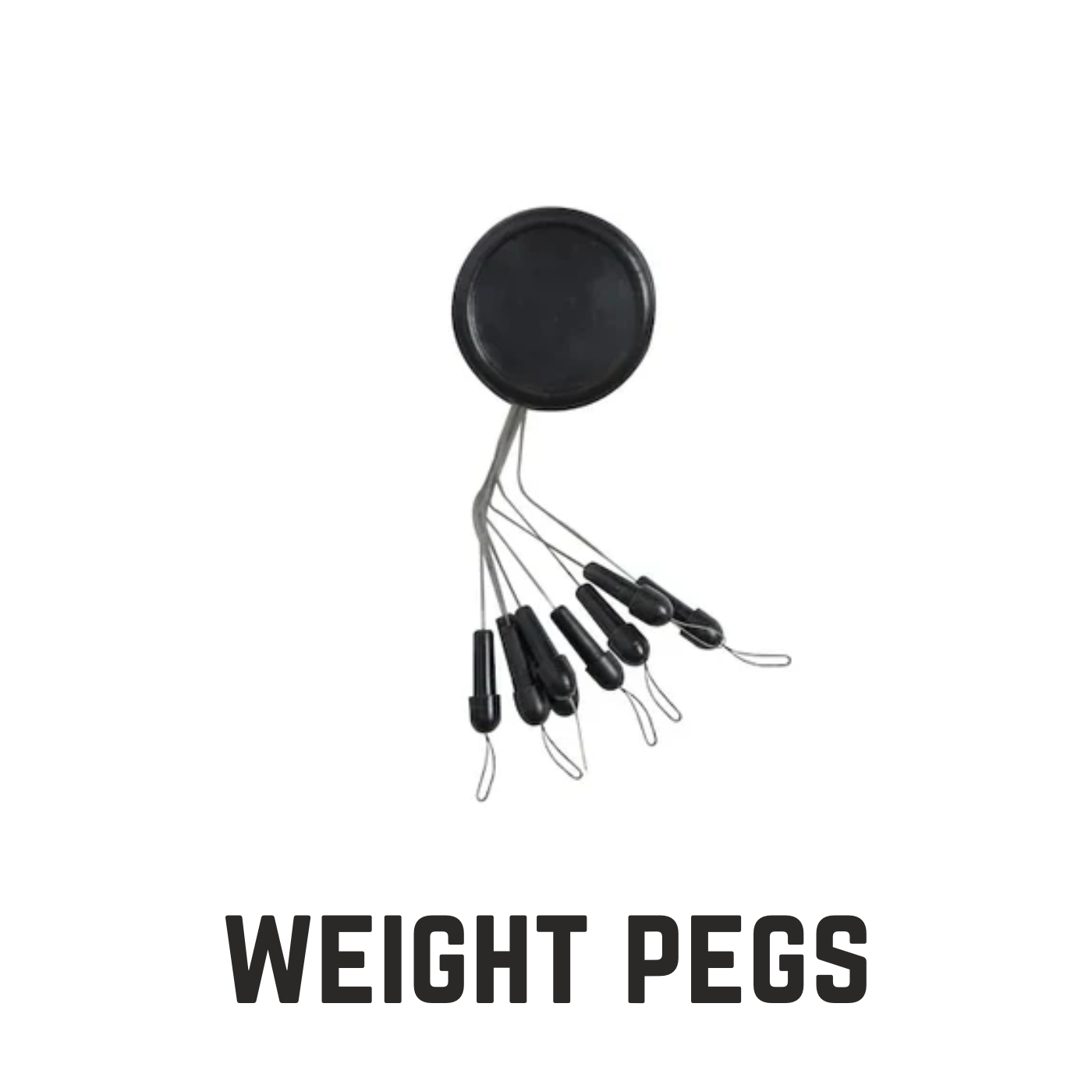 8 weight pegs with text overlay weight pegs