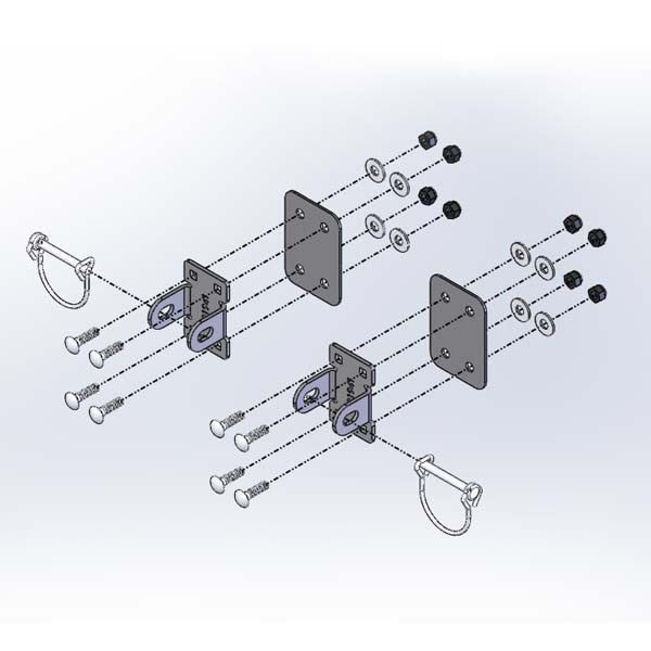 Clam Hitch Mounting Kit- 8268 (7675748481)