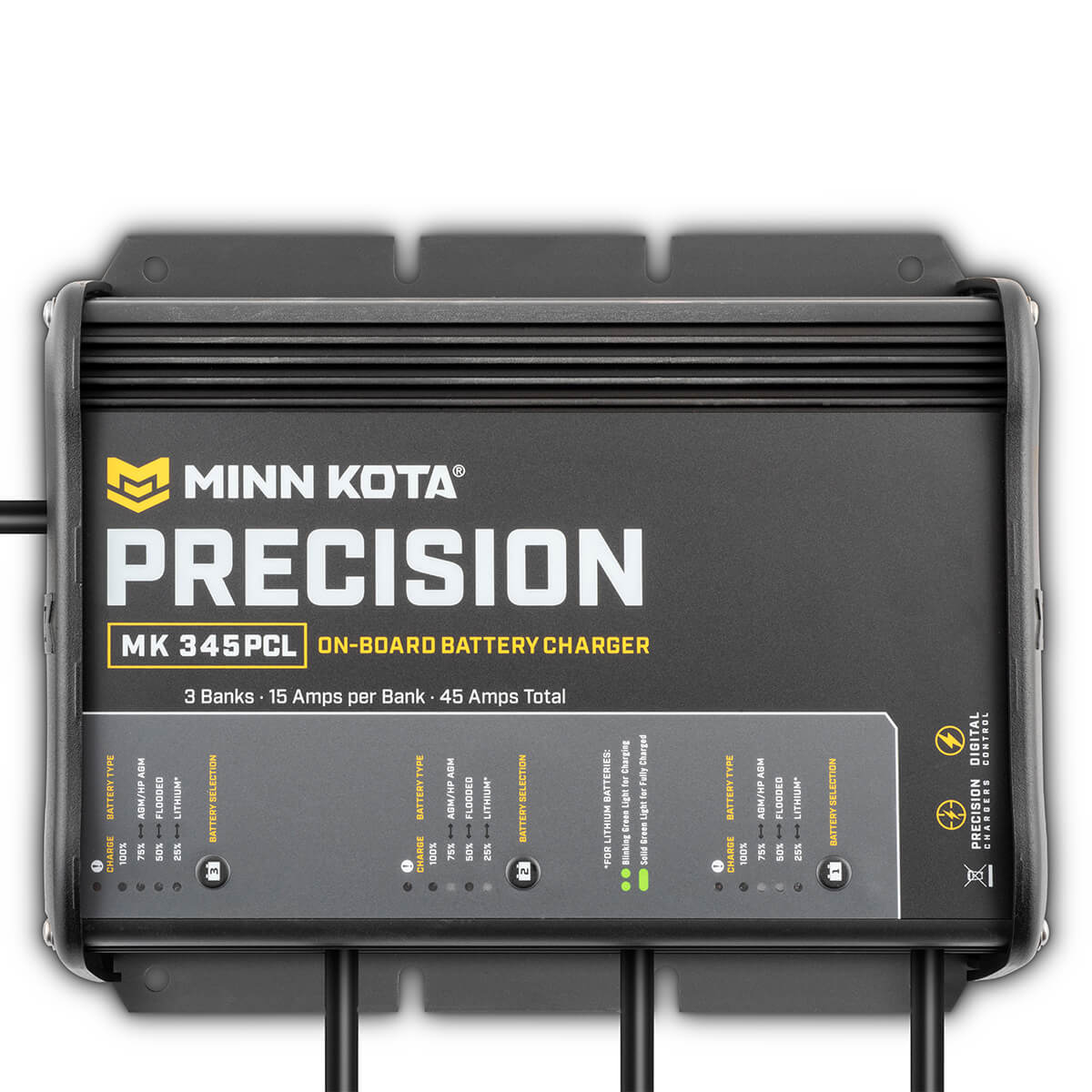 Minn Kota MK-345PCL Charger (Precision Lithium)