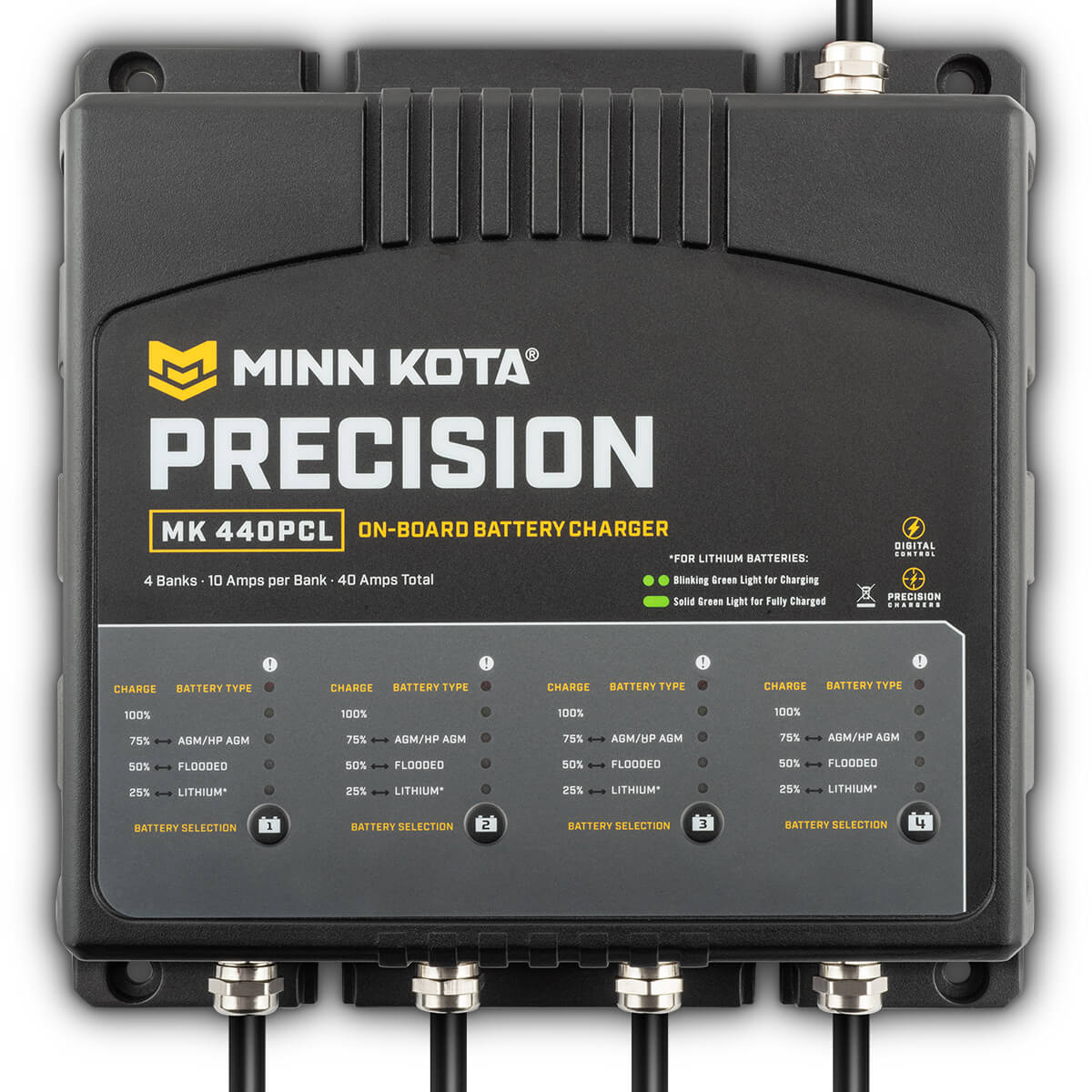 Minn Kota MK-440PCL Charger (Precision Lithium)