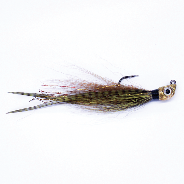 crystal fishing lure hair On The Fly Tackle Manic Mullet Hair Jig