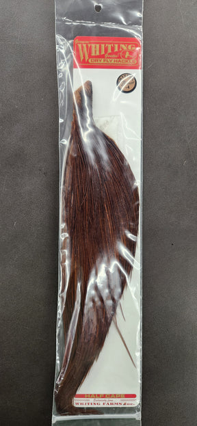 Whiting Rooster Bronze Half Dry Fly Cape