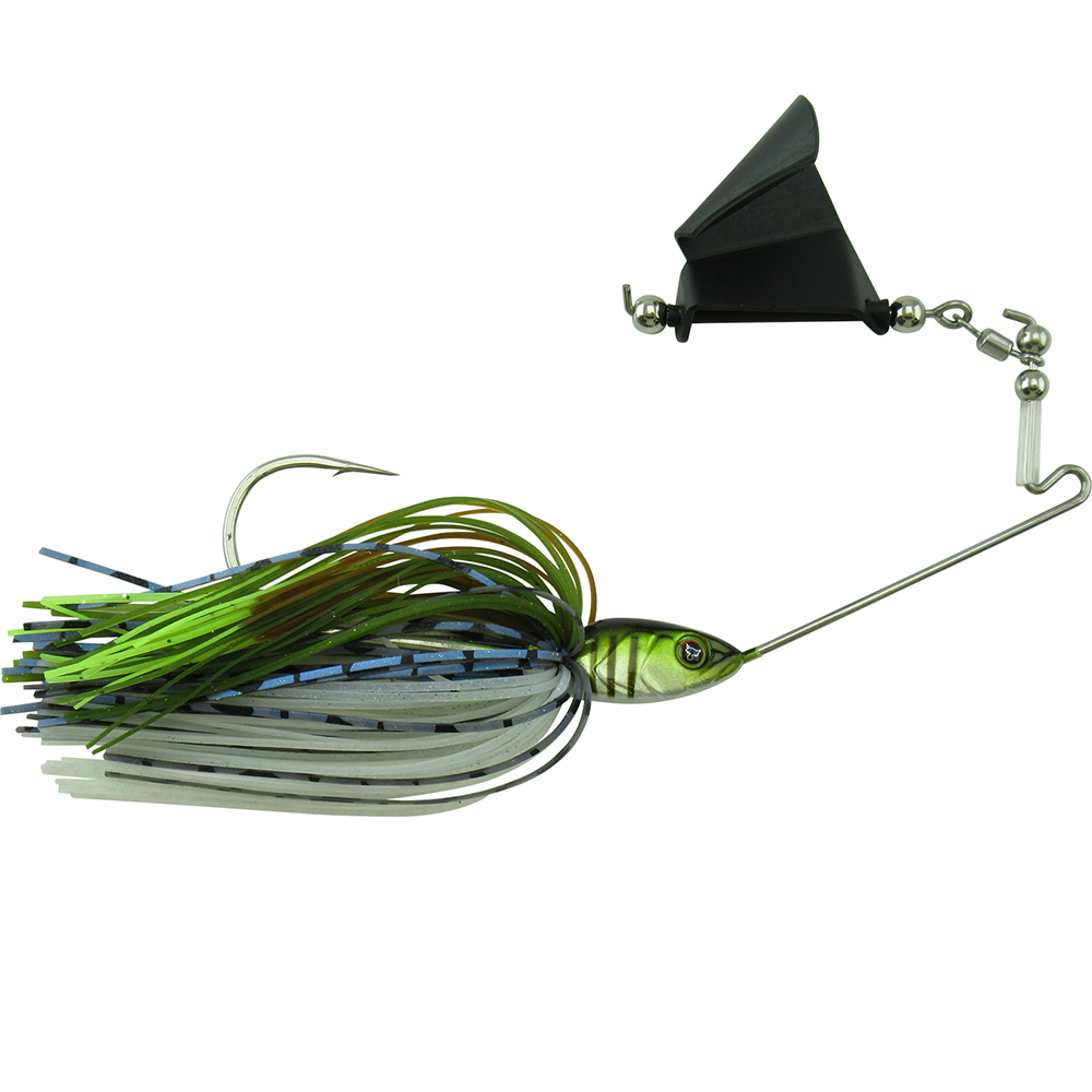 Jackall Gargle Buzzbait Chartreuse Tail; 3/8 oz.